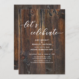 Gestructureerde hout handgeschreven script Laten w Kaart