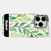 Gestructureerde Impasto Greenery-smartphone Case-Mate iPhone Case (Achterkant (horizontaal))