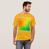 Gestructureerde kleurenmix t-shirt (Voorkant volledig)