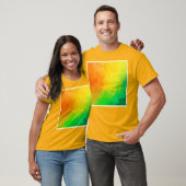 Gestructureerde kleurenmix t-shirt (Unisex)