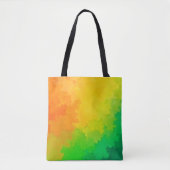 Gestructureerde kleurenmix tote bag (Voorkant)