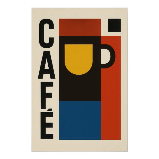 Gestructureerde koffie perfect poster (Voorkant)