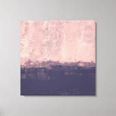 Gestructureerde kunststijl Roze marineblauw Abstra Canvas Afdruk (Voorkant)