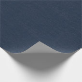 Gestructureerde marineblauw cadeaupapier (Hoek)