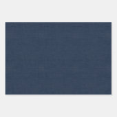Gestructureerde marineblauw inpakpapier vel (Voorkant 3)