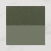 Gestructureerde mosgroene promo-insertkaart – Aanp Kortingskaartje (Voorkant)