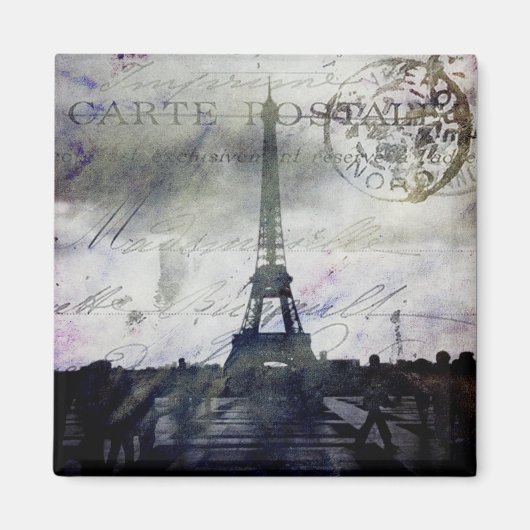 Gestructureerde Parijs in Lavender Magneet (Voorkant)