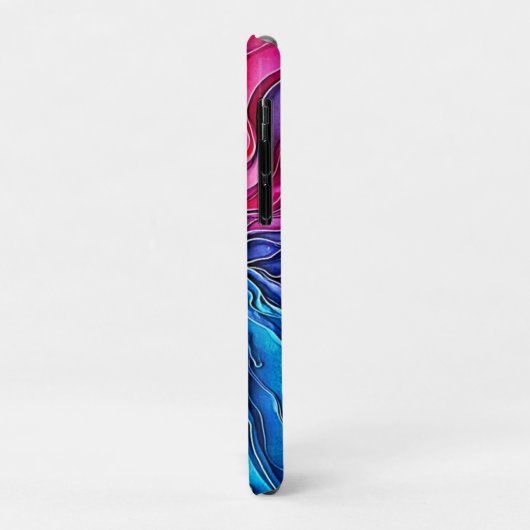 Gestructureerde Regenboog Draaikunst Case-Mate iPhone Case (Achterkant/links)