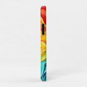 Gestructureerde Regenboog Draaikunst Case-Mate iPhone Case (Achterkant/rechts)