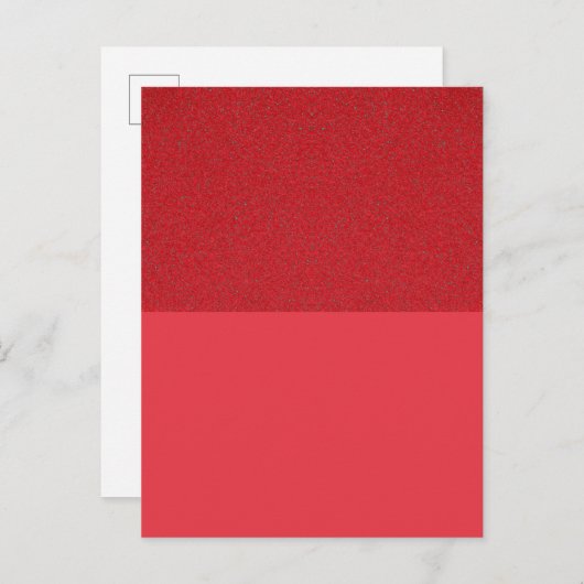 Gestructureerde rode bovenste uitnodigingsansichtk uitnodiging briefkaart (Voorkant / Achterkant)