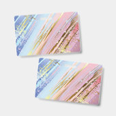 Gestructureerde Roze Achtergrond Badge (Voor- en achterkant)