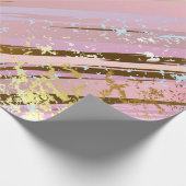 Gestructureerde Roze Achtergrond Cadeaupapier (Hoek)