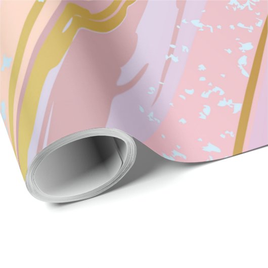 Gestructureerde Roze Achtergrond Cadeaupapier (Rol Hoek)