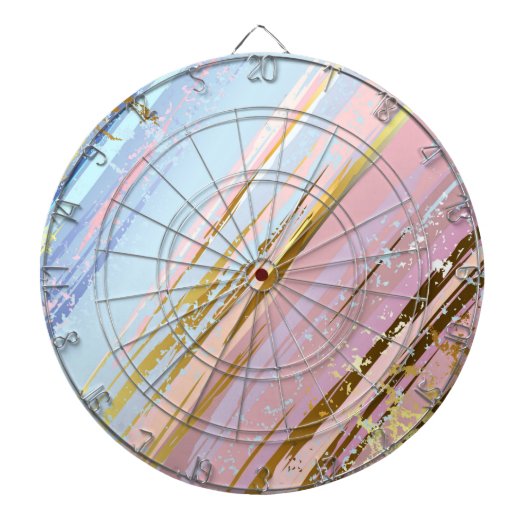 Gestructureerde Roze Achtergrond Dartbord (Voorkant)
