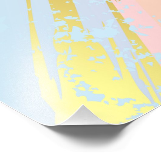 Gestructureerde Roze Achtergrond Foto Afdruk (Hoek)