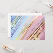 Gestructureerde Roze Achtergrond Kaart (Voorkant / Achterkant in situ)