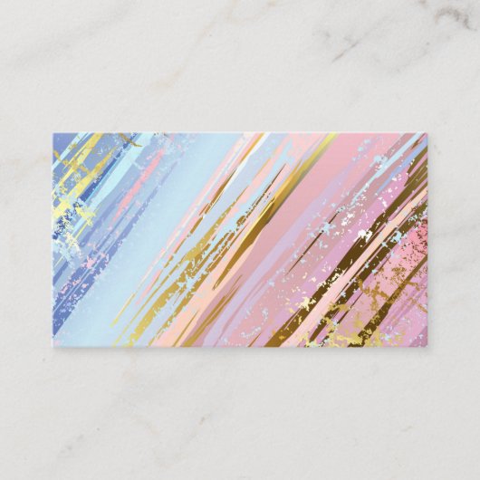 Gestructureerde Roze Achtergrond Klantenkaartje (Voorkant)