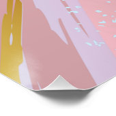 Gestructureerde Roze Achtergrond Perfect Poster (Hoek)