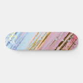 Gestructureerde Roze Achtergrond Persoonlijk Skateboard (Horizontaal)