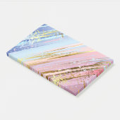 Gestructureerde Roze Achtergrond Post-it® Notes (Schuin)