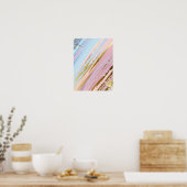 Gestructureerde Roze Achtergrond Poster (Keuken)