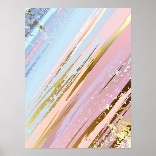 Gestructureerde Roze Achtergrond Poster (Voorkant)