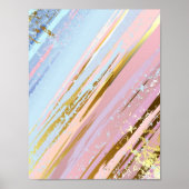 Gestructureerde Roze Achtergrond Poster (Voorkant)