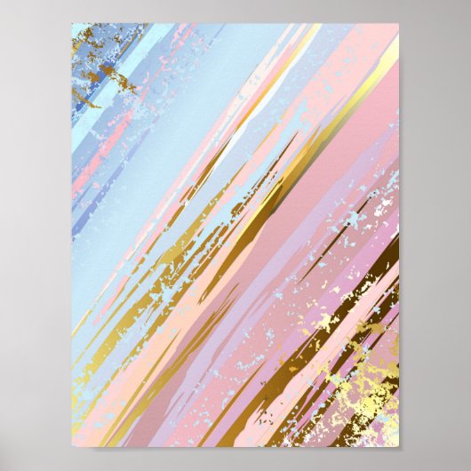 Gestructureerde Roze Achtergrond Poster (Voorkant)