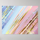 Gestructureerde Roze Achtergrond Poster (Voorkant)