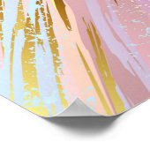 Gestructureerde Roze Achtergrond Poster (Hoek)