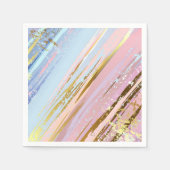 Gestructureerde Roze Achtergrond Servet (Voorkant)