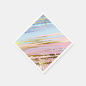 Gestructureerde Roze Achtergrond Servet (Hoek)