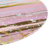 Gestructureerde Roze Achtergrond Snijplank (Hoek)