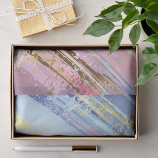 Gestructureerde Roze Achtergrond Tissuepapier (Geschenk)