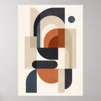 Gestructureerde Stilte Poster