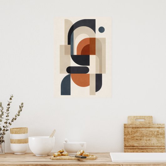 Gestructureerde Stilte Poster (Keuken)