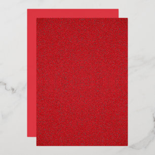 Gestructureerde Tomaat Rood Folie Uitnodiging – Aa