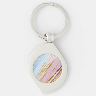 Gestucte Roze Achtergrond Sleutelhanger