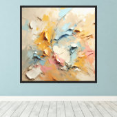 Gestuctureerde Abstracte Wandkunst Canvas Afdruk (Insitu (Houten vloer))