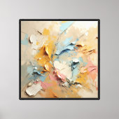 Gestuctureerde Abstracte Wandkunst Canvas Afdruk (Voorkant)