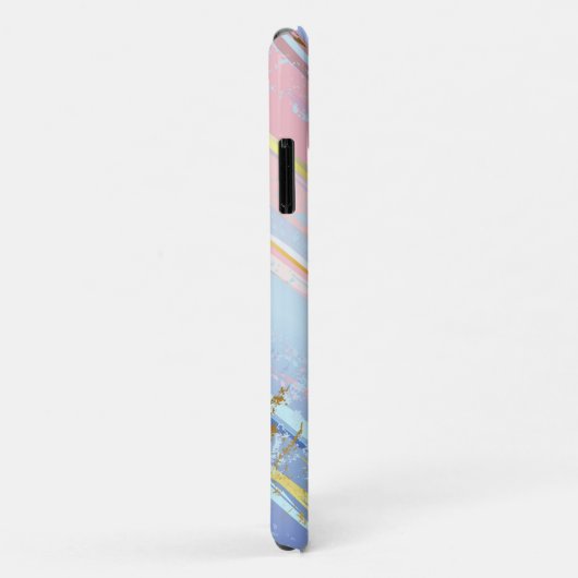 Gestuctureerde Roze Achtergrond Case-Mate iPhone Case (Achterkant/rechts)