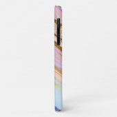 Gestuctureerde Roze Achtergrond Case-Mate iPhone Case (Achterkant/links)