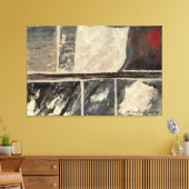 Gestuctuurd Marmer Canvas Afdruk (Insitu (Woonkamer))