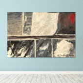 Gestuctuurd Marmer Canvas Afdruk (Insitu (Houten vloer))