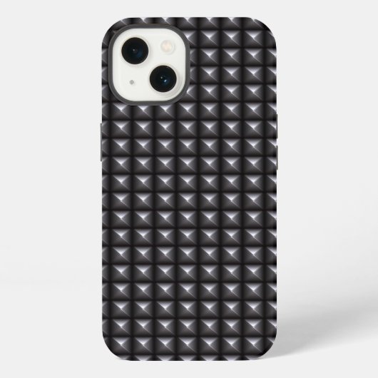 Gestuctuurd stalen textuur iPhone hoesje (Achterkant)