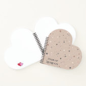Gestuctuurd Terrazzo Patroon | Mocha Mousse Elegan Notitieboek (Binnen)