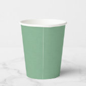 Gestuctuurde gedempte groene papieren bekers (Rechts)