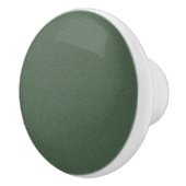 Gestuctuurde groene keramische knop voor kasten (Rechts)