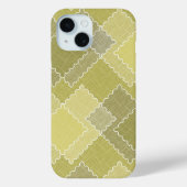 Gestuctuurde patchwork lapjes multikleurige patche Case-Mate iPhone case (Achterkant)