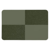 Gestuctuurde rastermosgroene magneet – Aanpasbaar (Horizontaal)